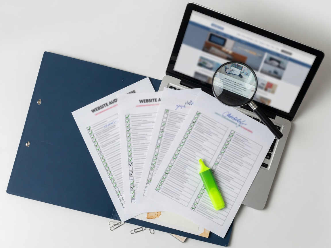 Website audit checklist and performance review