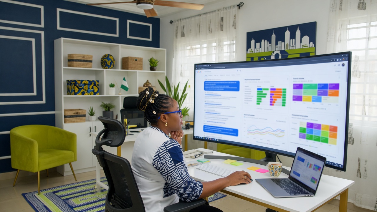 Website audit dashboard review in Lagos